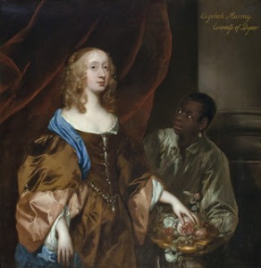 Elizabeth Murray, Countess Dysart and a black servant, c.1651